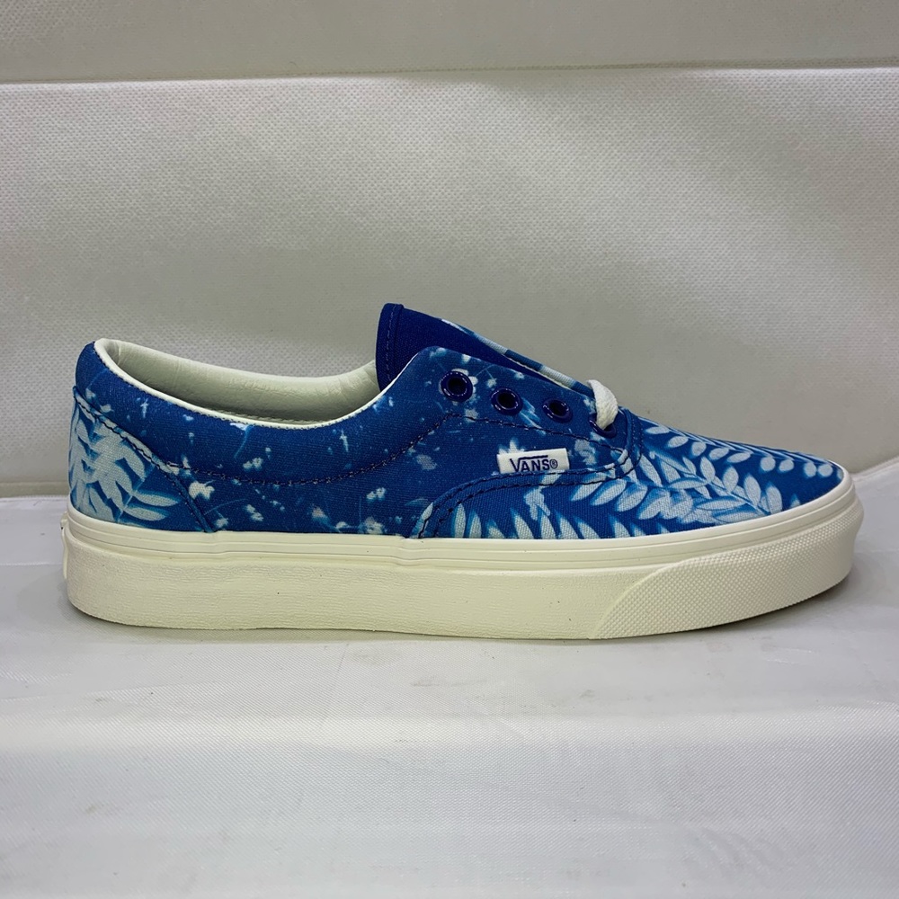 Vans Era Solar Floral True Blue Checkerboard Shoes